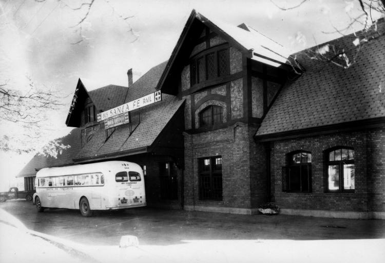 Historic image of the Visitor Center in Flagstaff, Arizona