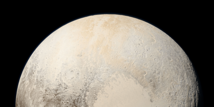 The dwarf planet of Pluto