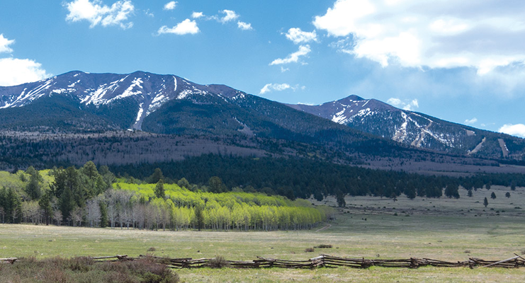 snow cap mountains